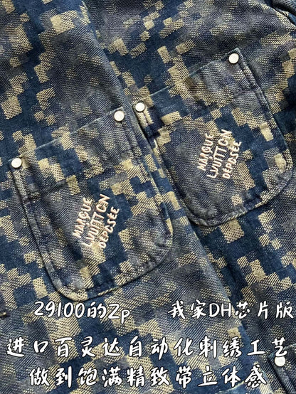 v공장 / 루이비통 25ss 그래픽 카라리스 데님 자켓