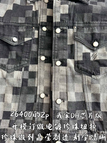 v공장 / 루이비통] 다모플라주 클래식 데님 재킷 1AHEBG