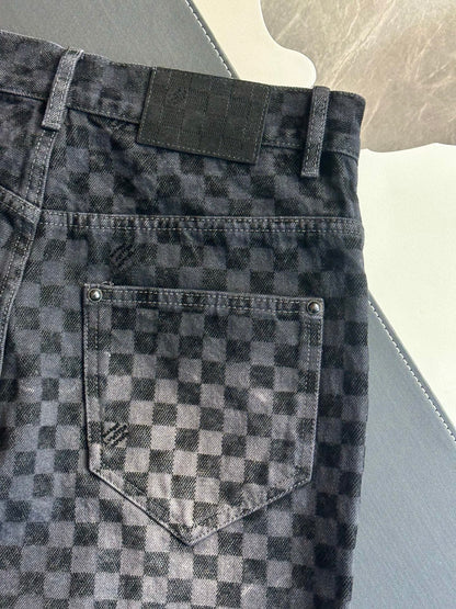 v공장 /  Louis Vuitton 루이비통 MISBHV 모노그램 블랙진