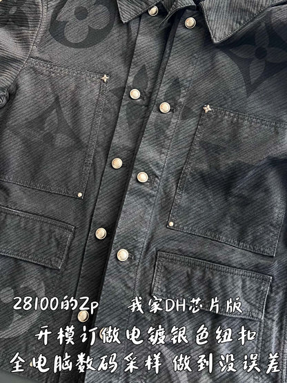 v공장 / 루이비통 모노그램 데님 블루종 자켓