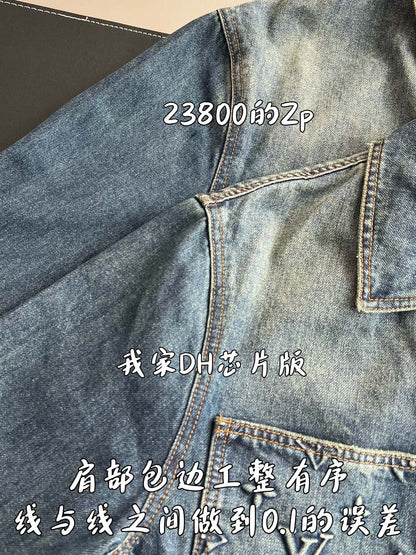 v공장 / 루이비통 니고 모노그램 연청 데님 트러커