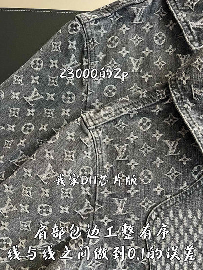 v공장 / 루이비통 니고 모노그램 청 데님 트러커