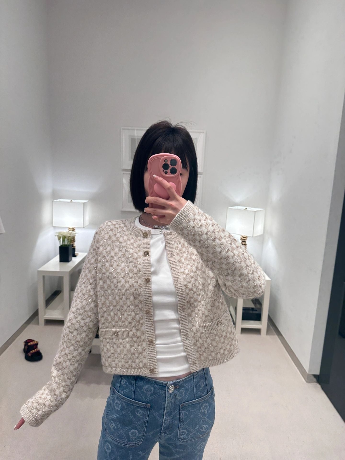 타지아 / 샤넬 23b 스팽글 카디건