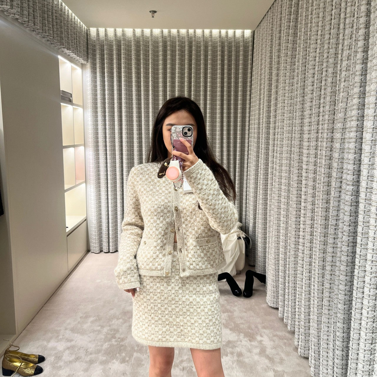 타지아 / 샤넬 23b 스팽글 카디건