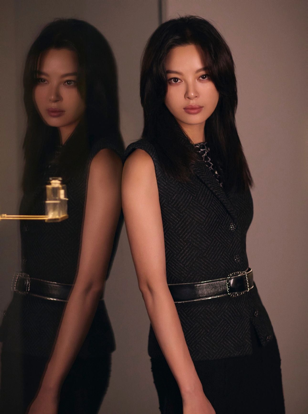 타지아 / 샤넬 울 소프트 나일론 베스트 재킷