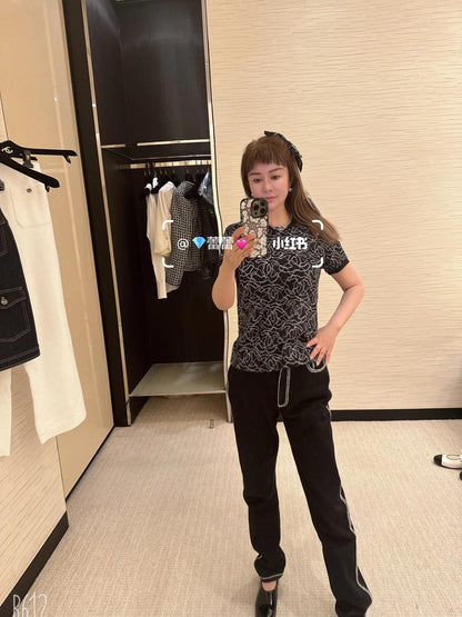 타지아 / 샤넬 25c 자수 패치 티셔츠 탑