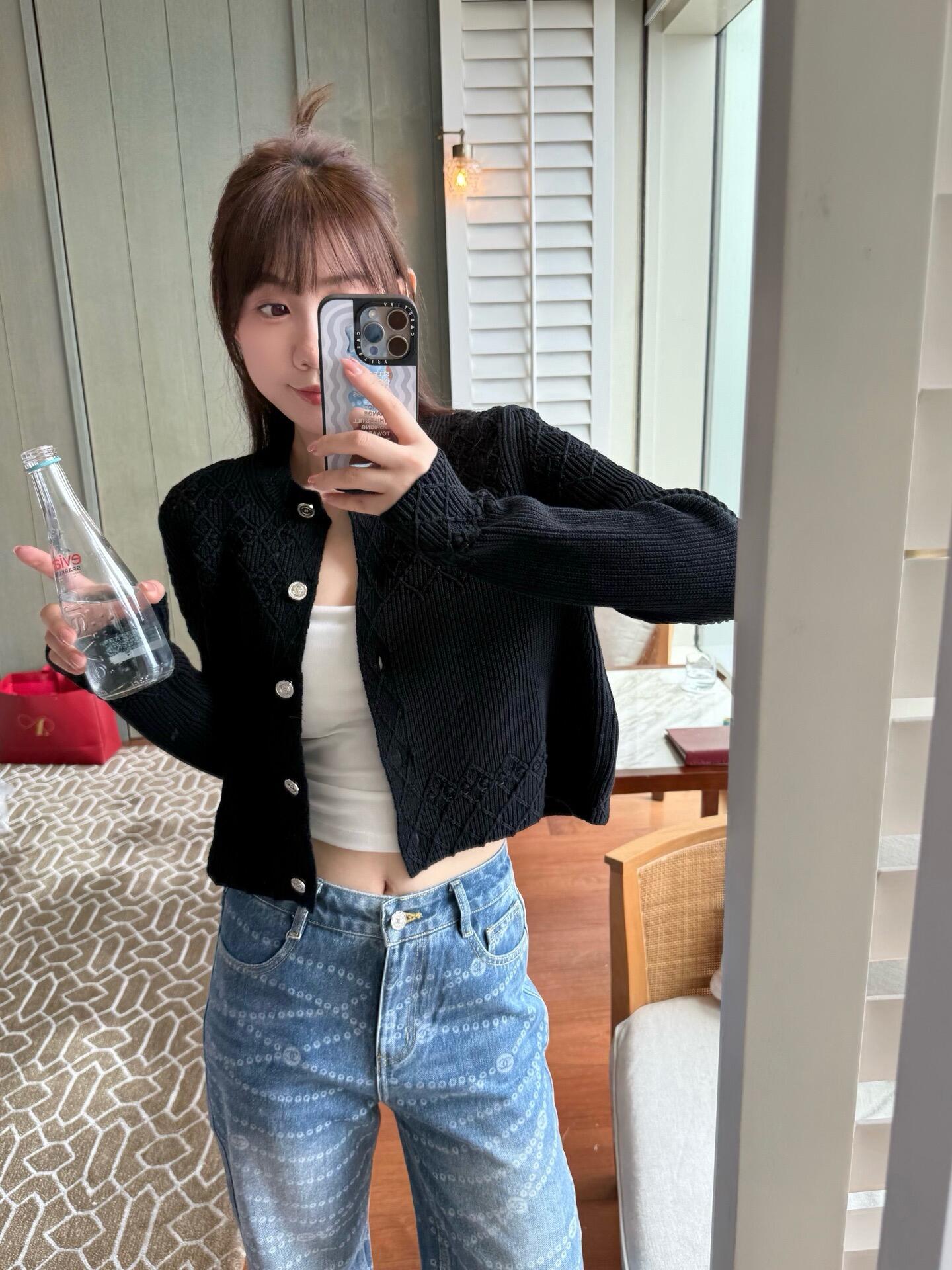 타지아 / 샤넬 25p 다이아몬드 패턴 니트 가디건