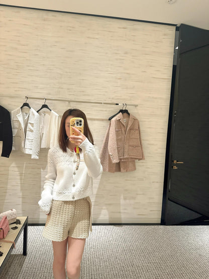 타지아 / 샤넬 25p 다이아몬드 패턴 니트 가디건