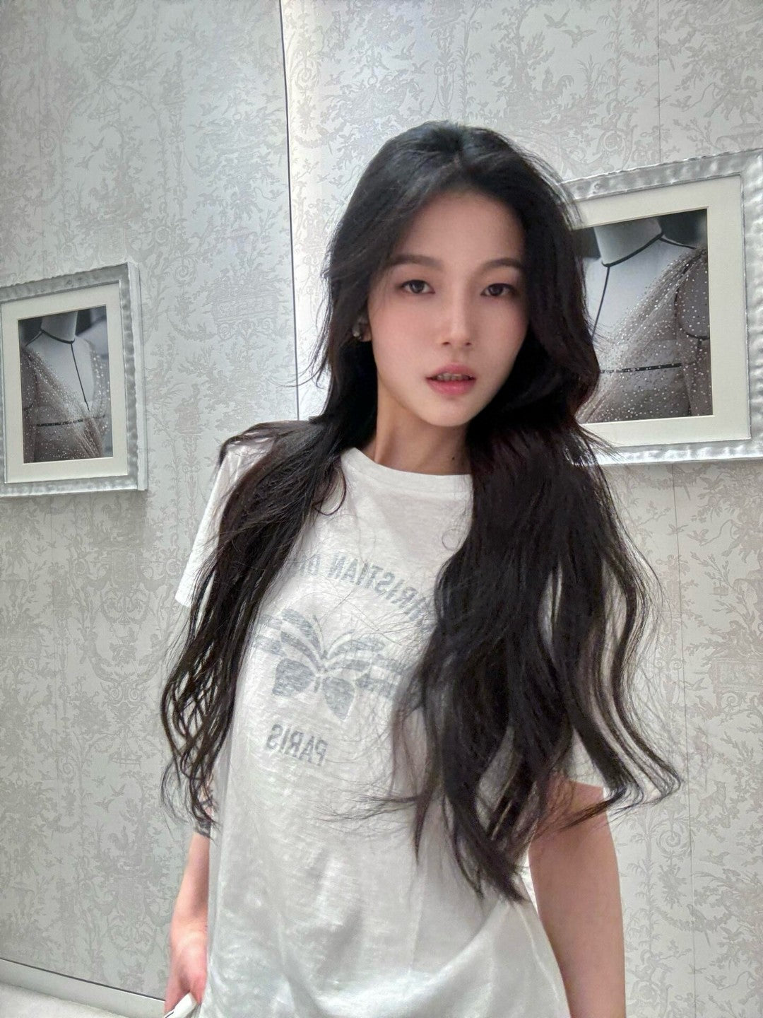 타지아 / 디올 2025 여름 신상품 버터플라이 코튼 앤 리넨 반팔