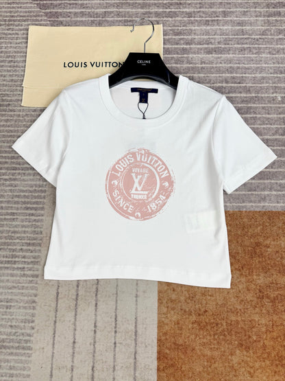 타지아 / 루이비통 v 2025 여름 신상품 세일링 시리즈 숏 티셔츠