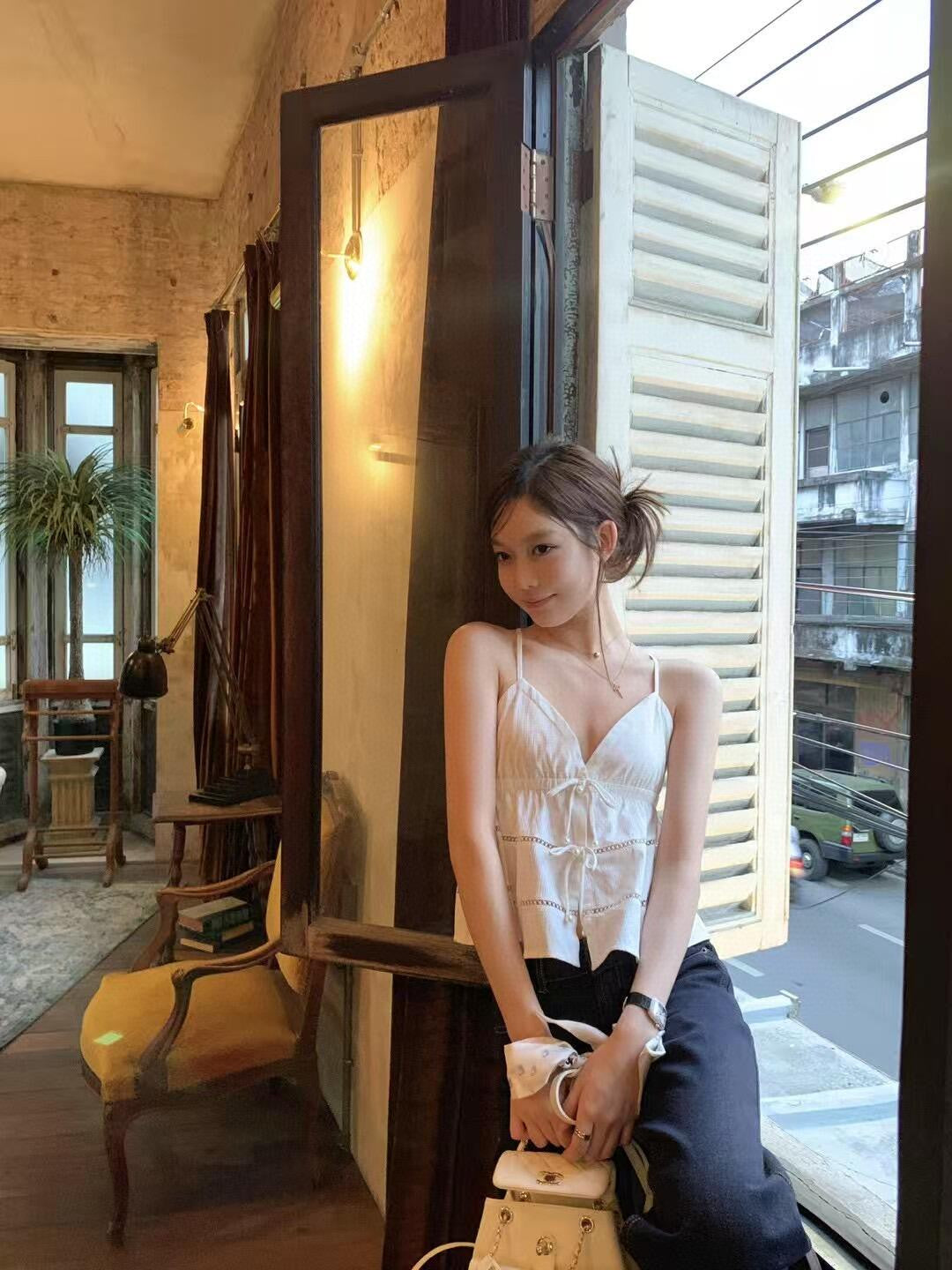 타지아 / 샤넬 25c 보우 탱크탑