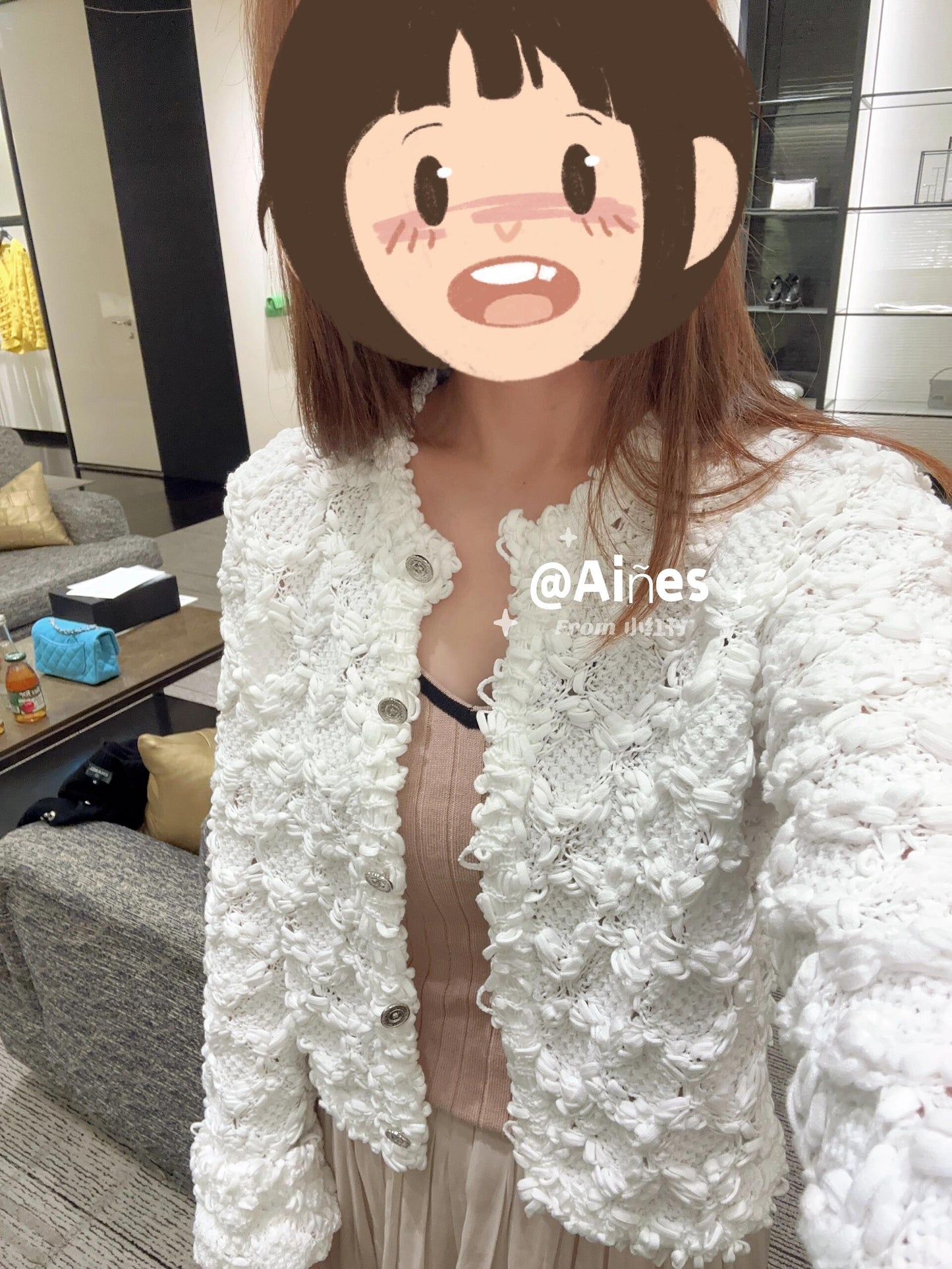 타지아 / 샤넬  25p 네이비 블루 조끼