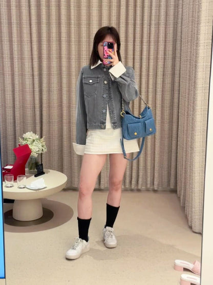 타지아 / 샤넬 그레이 데님 재킷