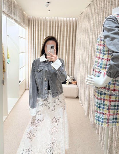 타지아 / 샤넬 그레이 데님 재킷
