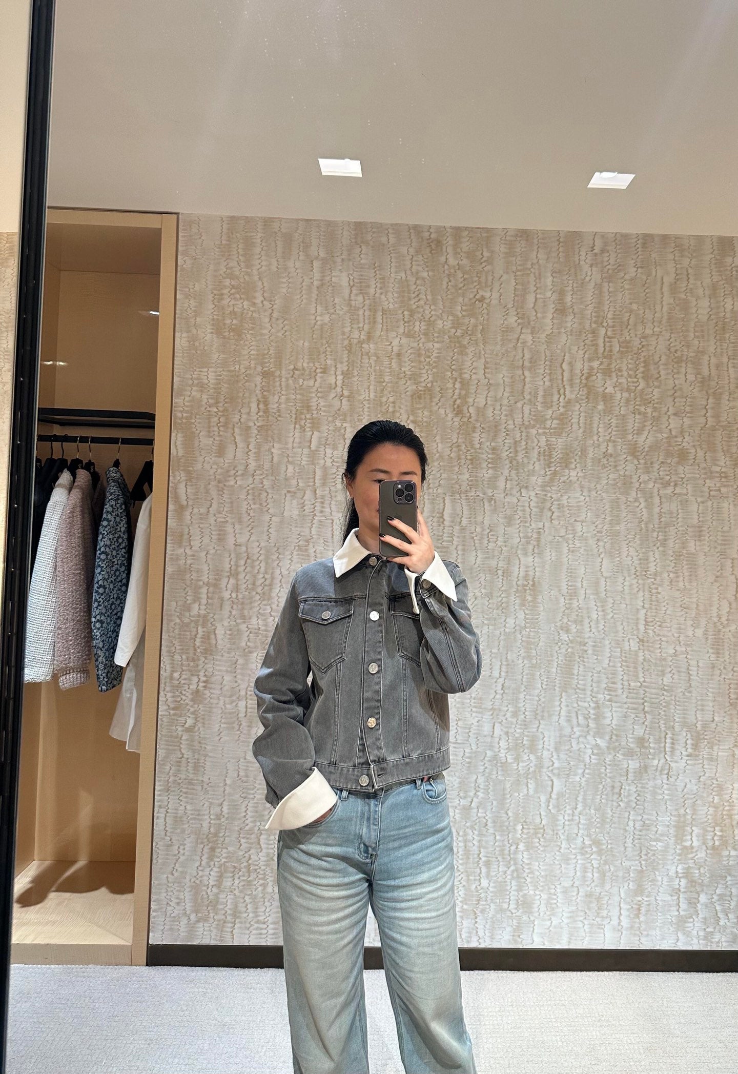 타지아 / 샤넬 그레이 데님 재킷