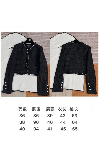타지아 / 샤넬 25p 블랙펄 소프트 나일론 재킷