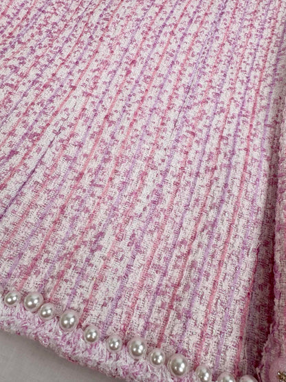 타지아 / 샤넬  핑크 펄 소프트 나일론 재킷