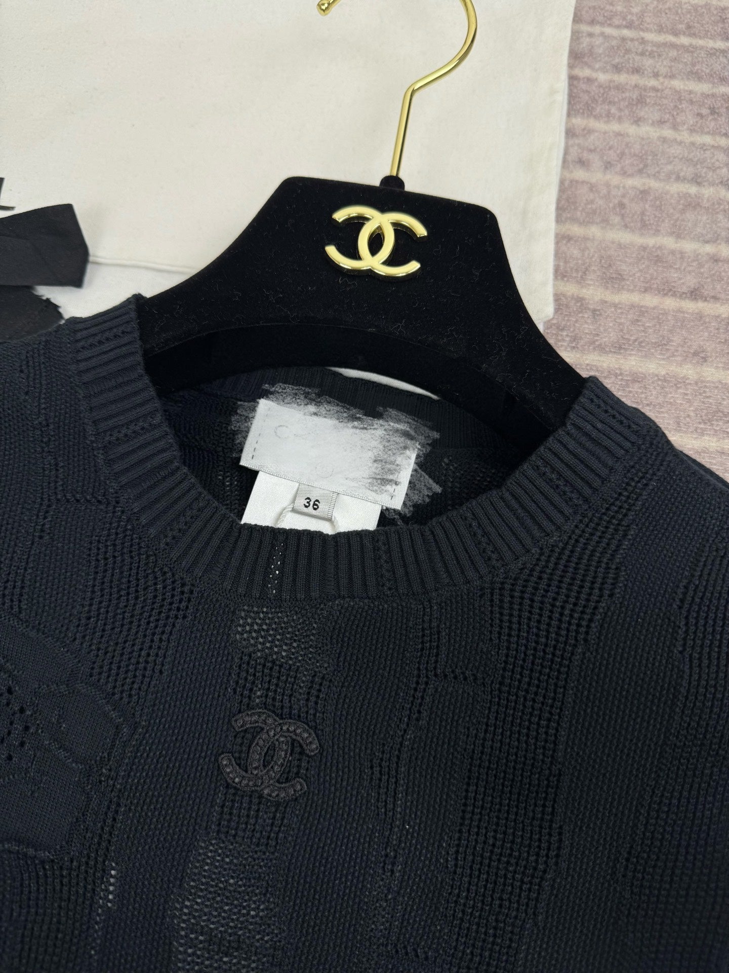 타지아 / 샤넬   카멜리아 니트 베스트