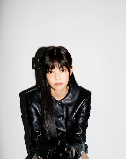 타지아 / 샤넬 25s 인형 칼라 가죽 재킷
