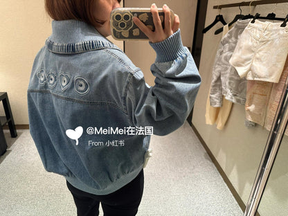 타지아 /   샤넬 25코코 비치 시리즈 하트 데님 재킷