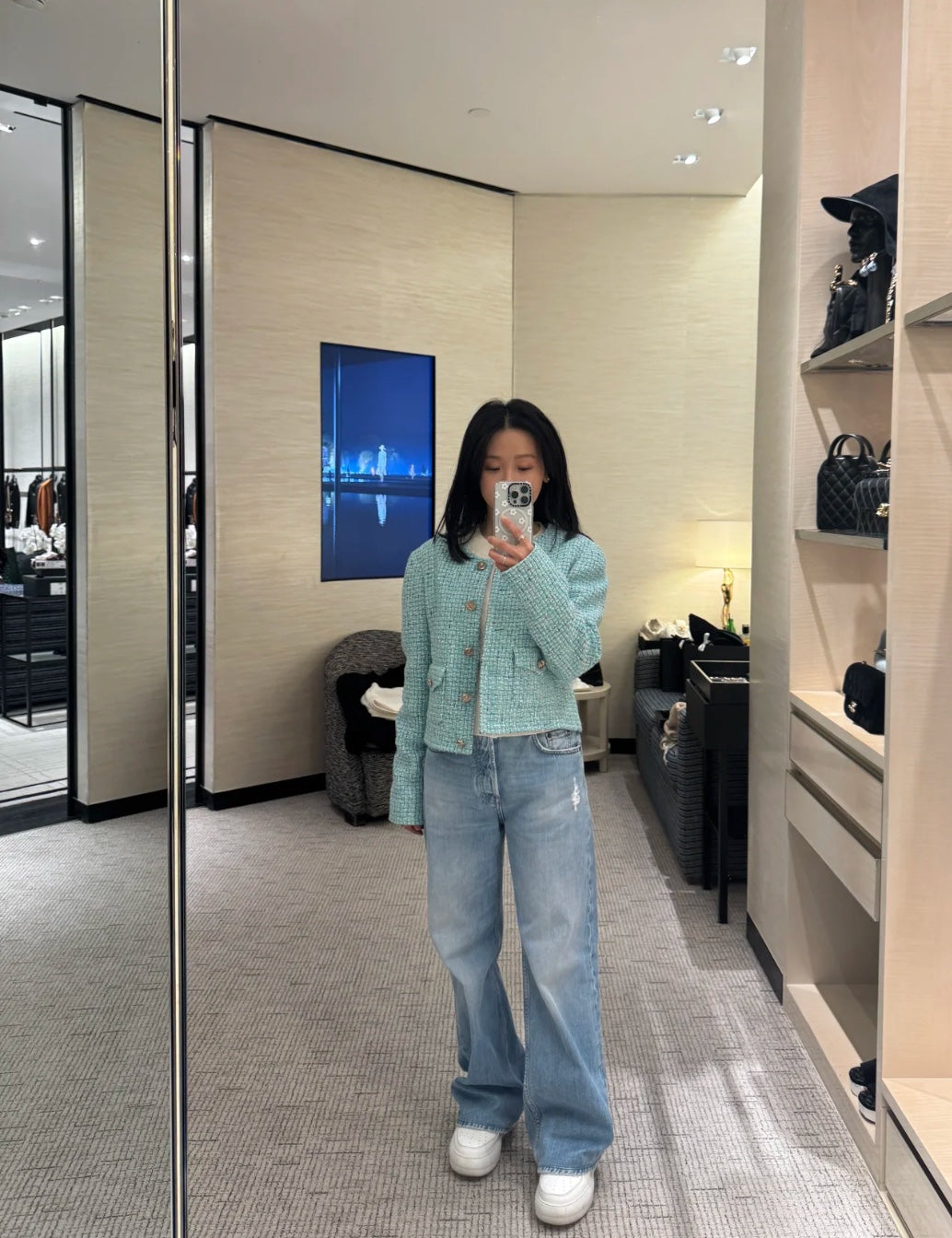 타지아 / 샤넬 25a 더블 포켓 트위드 재킷