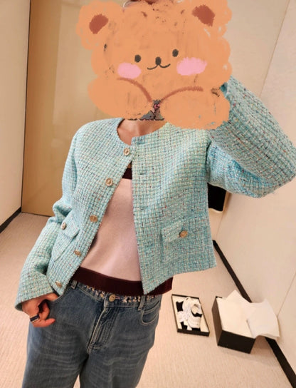 타지아 / 샤넬 25a 더블 포켓 트위드 재킷
