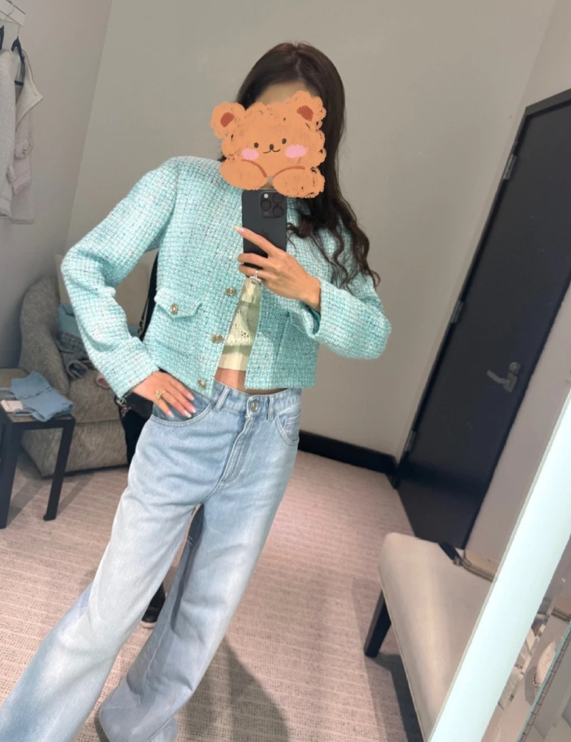 타지아 / 샤넬 25a 더블 포켓 트위드 재킷