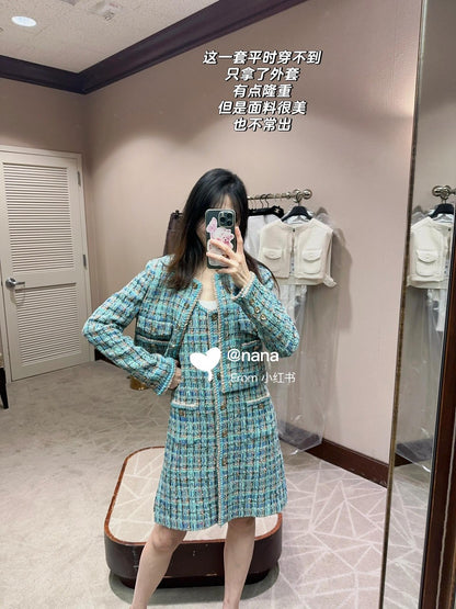 타지아 / 샤넬 25a 체크 트위드 재킷