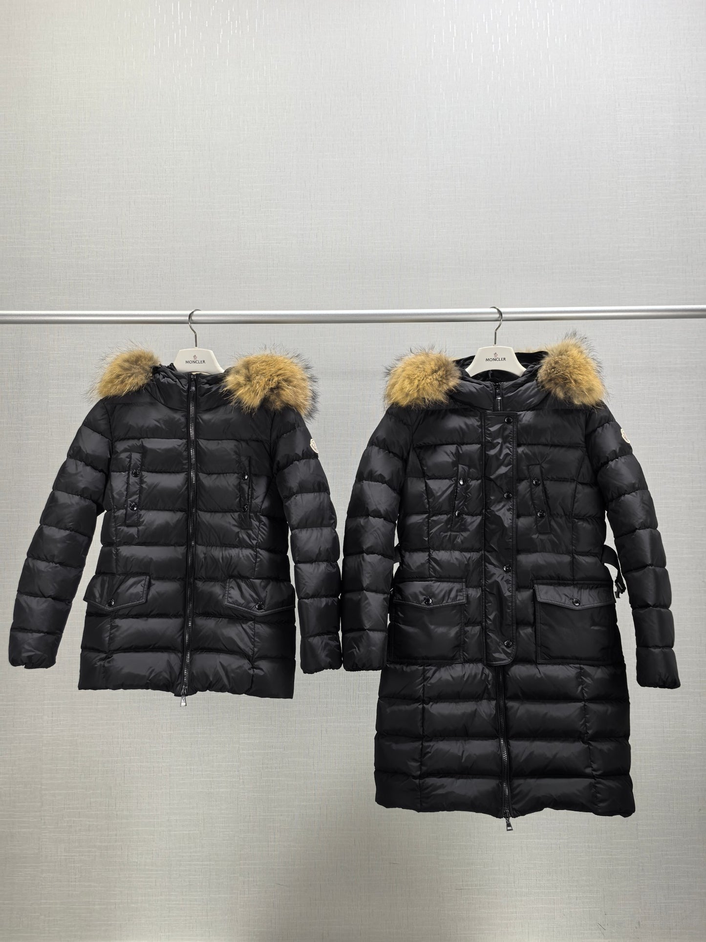 벨라 / MC 털 칼라 벨트 패딩 탈부착 가능