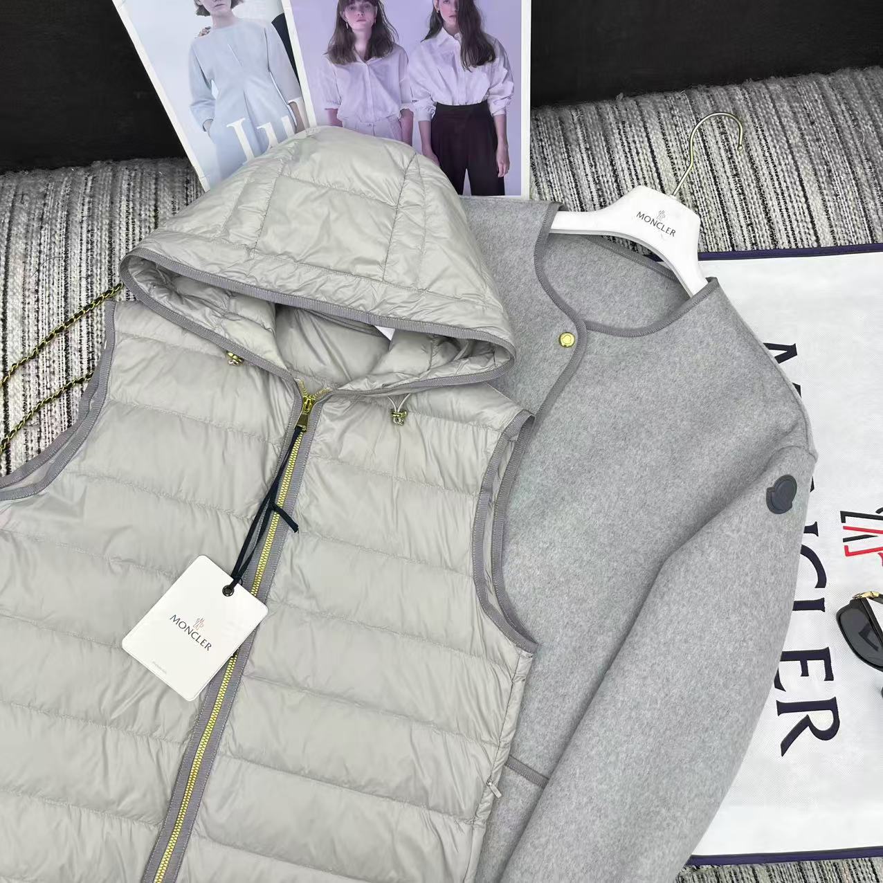Bella / MC Padded Vest Two-piece Set