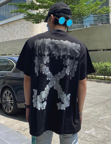 탑꼼데  / 오프화이트 남성 반팔 티셔츠