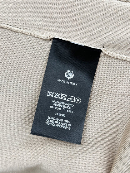 아밍 / 로로피아나 2026 여름 신상 로로피아나 남성 아세테이트 라이오셀 혼방 니트 라운드넥 반팔 티셔츠