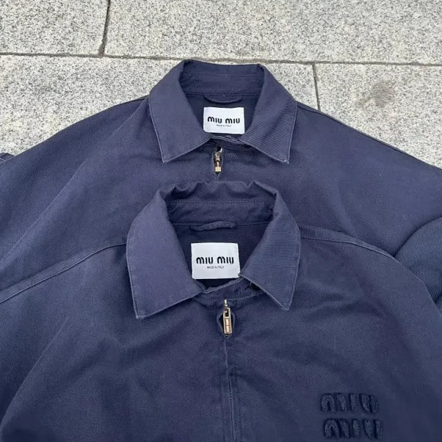 MK / 미우미우 자수 지퍼 자켓