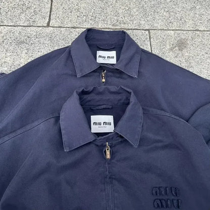 MK / 미우미우 자수 지퍼 자켓