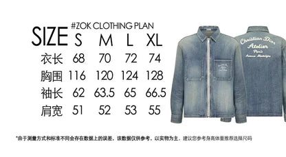 ZOK / 디올 데님 코트