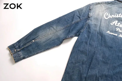 ZOK / 디올 데님 코트