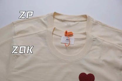 ZOK / 아미 짜임 하트 반팔
