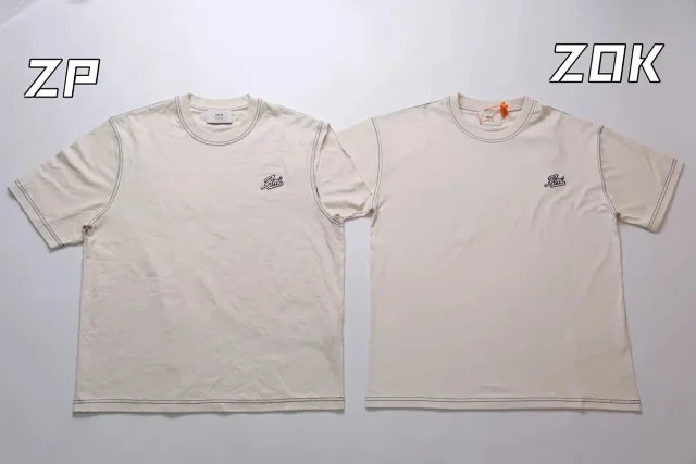 ZOK / 아미 반팔티I 레터링 자수 반팔