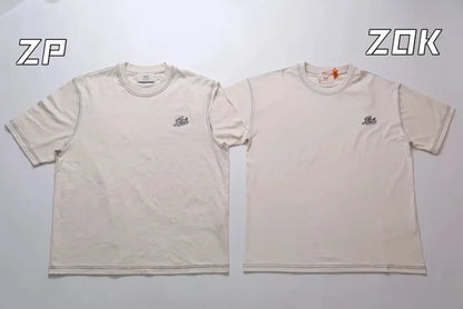 ZOK / 아미 반팔티I 레터링 자수 반팔