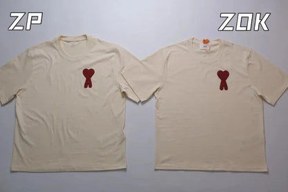 ZOK / 아미 짜임 하트 반팔