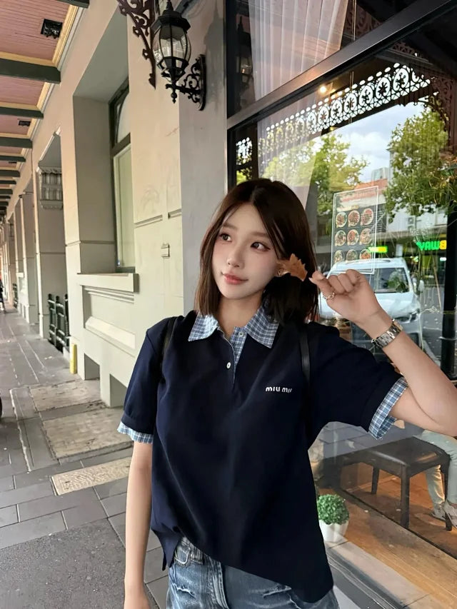 MK / 미우미우 투피스룩 반팔 폴로셔츠