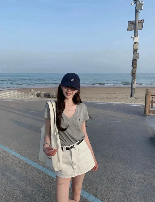 MK / 랄프 로렌 브이넥 반팔