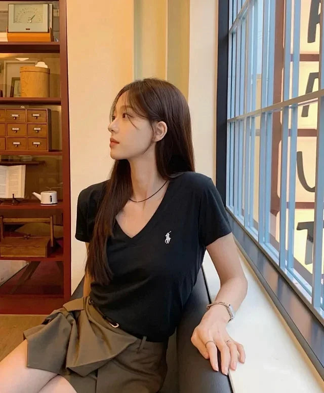 MK / 랄프 로렌 브이넥 반팔