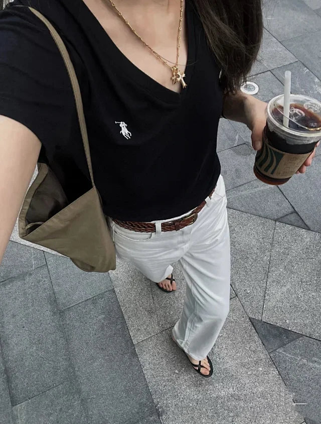 MK / 랄프 로렌 브이넥 반팔