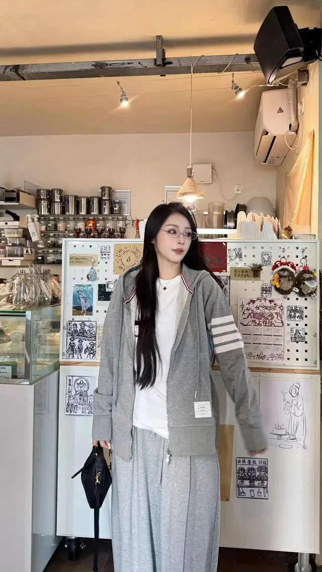 MK / 톰브라운  후드 지퍼 자켓