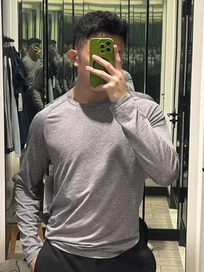 MK / 루루레몬 원넥 긴팔 티셔츠
