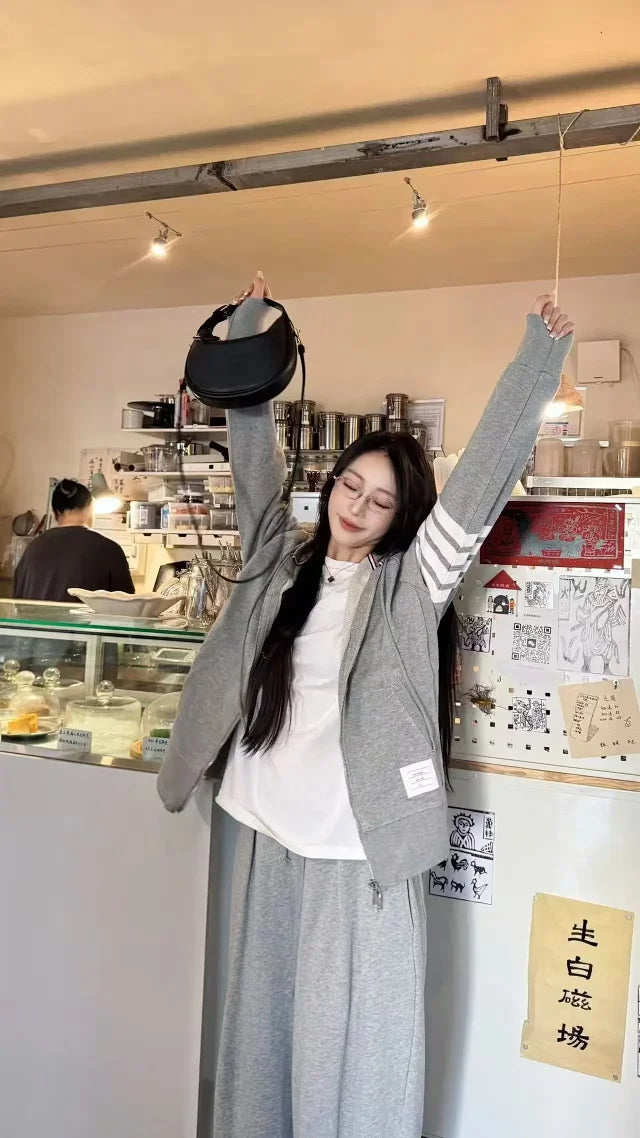 MK / 톰브라운  후드 지퍼 자켓