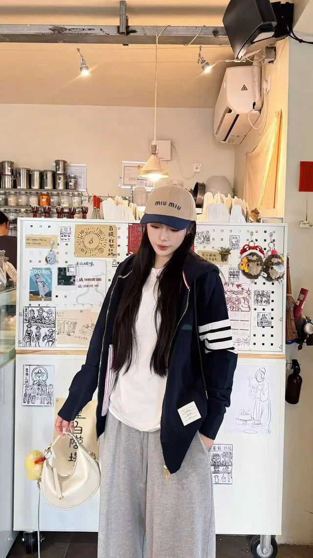 MK / 톰브라운  후드 지퍼 자켓