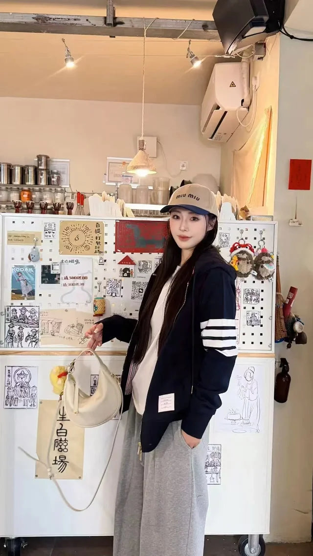 MK / 톰브라운  후드 지퍼 자켓