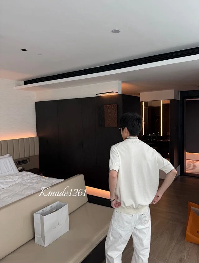 MK / 브루넬로 쿠치넬리  캐시미어 코튼 니트 반팔